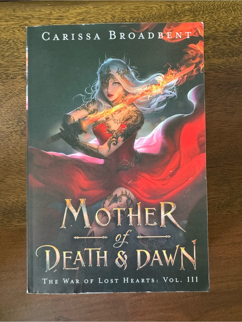 Mother of Death & Dawn Carissa Broadbent OOP Paperback | War of Lost Hearts #3